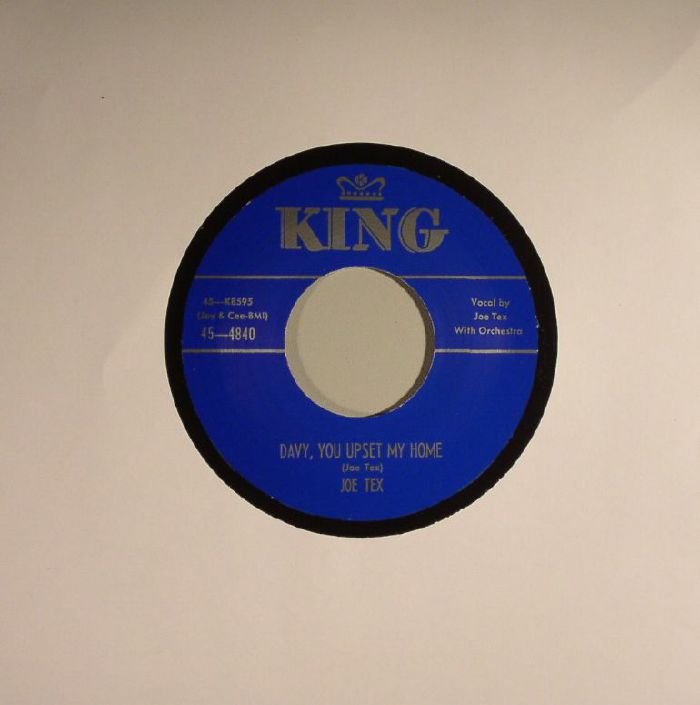 TEX, Joe - Davy You Upset My Home vinyl sleeve