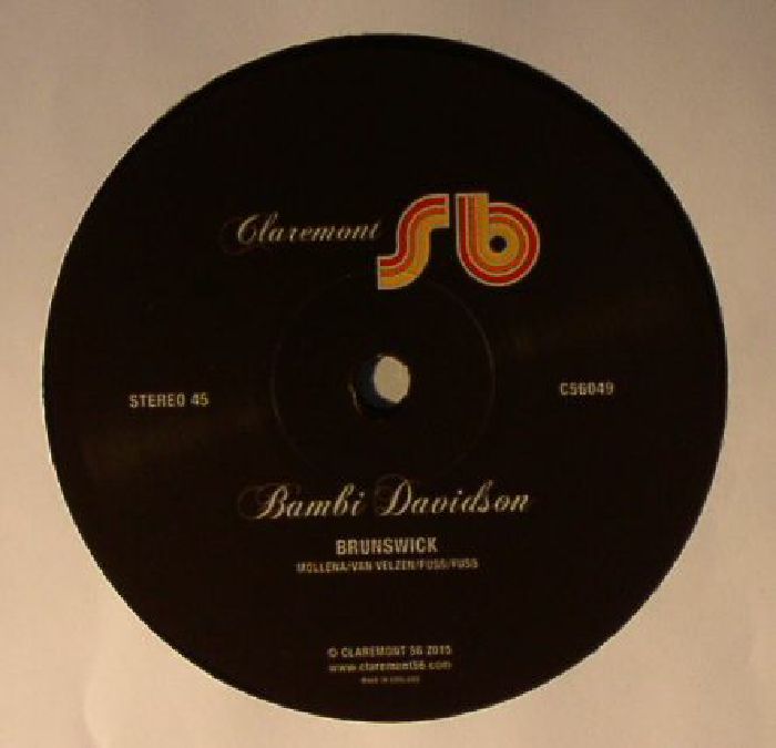 BAMBI DAVIDSON - Brunswick vinyl sleeve