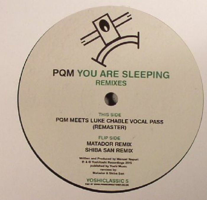PQM - You Are Sleeping (remixes) vinyl sleeve