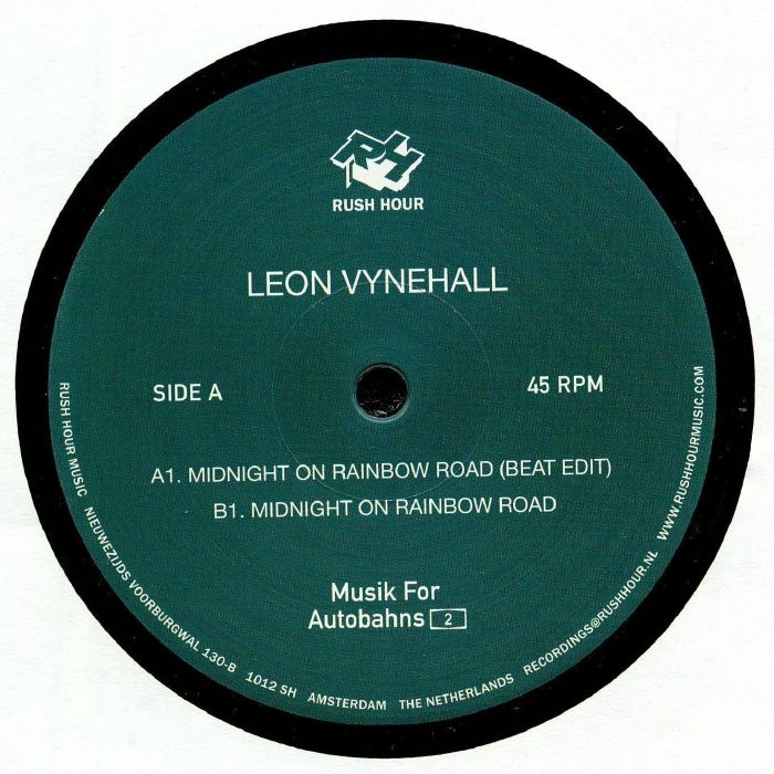 VYNEHALL, Leon - Midnight On Rainbow Road vinyl sleeve
