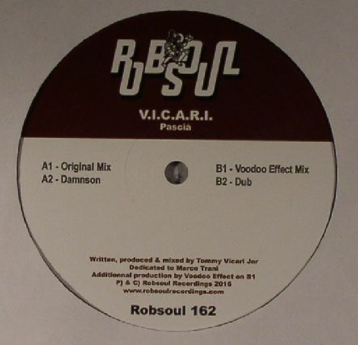 VICARI - Pascia vinyl sleeve