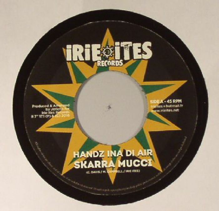 SKARRA MUCCI/PERFECT - Handz Ina Di Air (World War III Riddim) vinyl sleeve