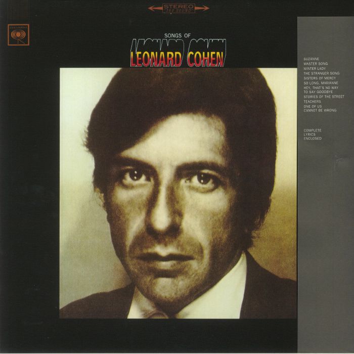 COHEN, Leonard - Songs Of Leonard Cohen vinyl sleeve