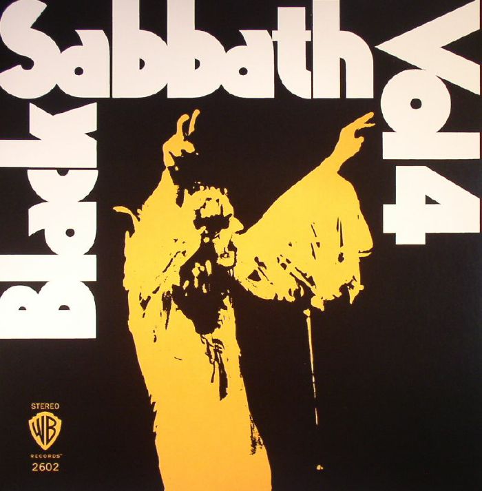 BLACK SABBATH - Vol 4 vinyl sleeve