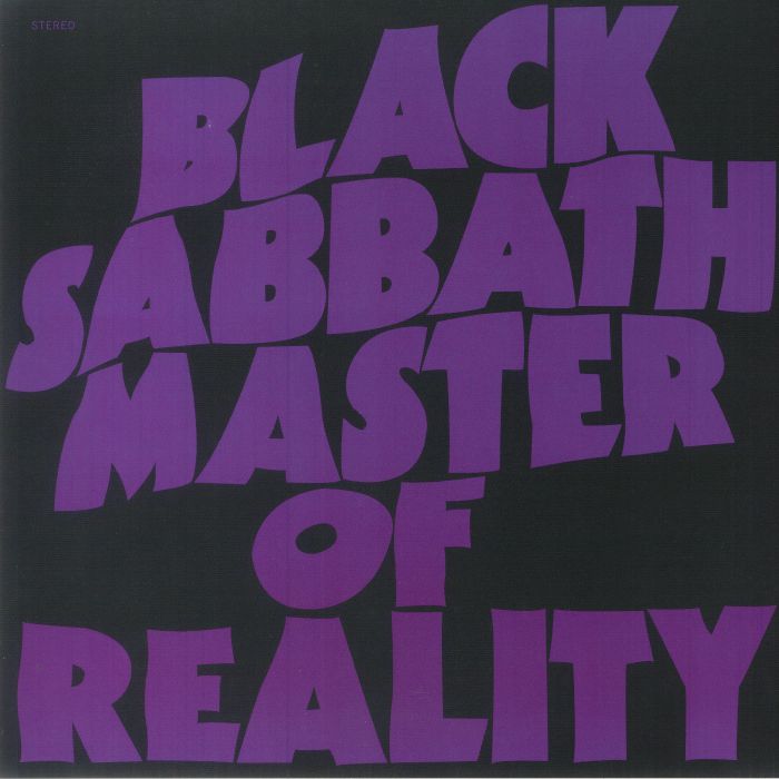 BLACK SABBATH - Master Of Reality vinyl sleeve