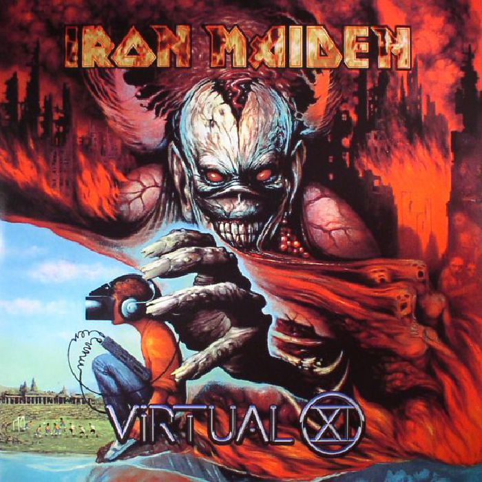 IRON MAIDEN - Virtual XI (reissue) vinyl sleeve
