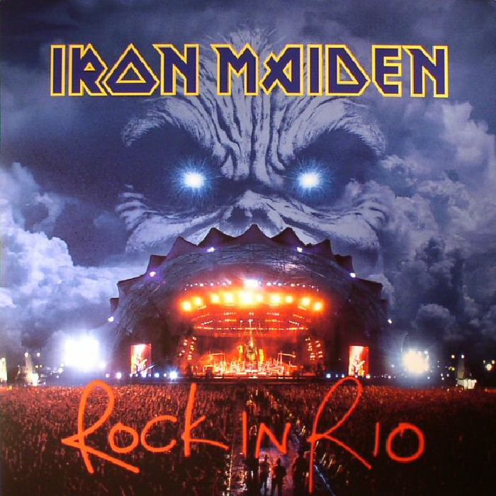 IRON MAIDEN - Rock In Rio (reissue) vinyl sleeve