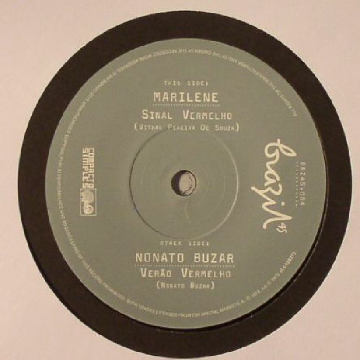 Marilene / Nonato Buzar - Sinal Vermelho / Verão Vermelho vinyl sleeve