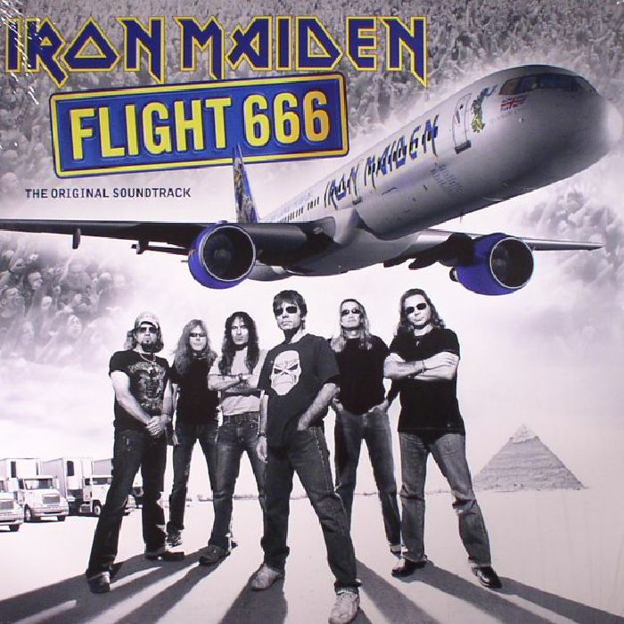 IRON MAIDEN - Flight 666 (Soundtrack) (reissue) vinyl sleeve
