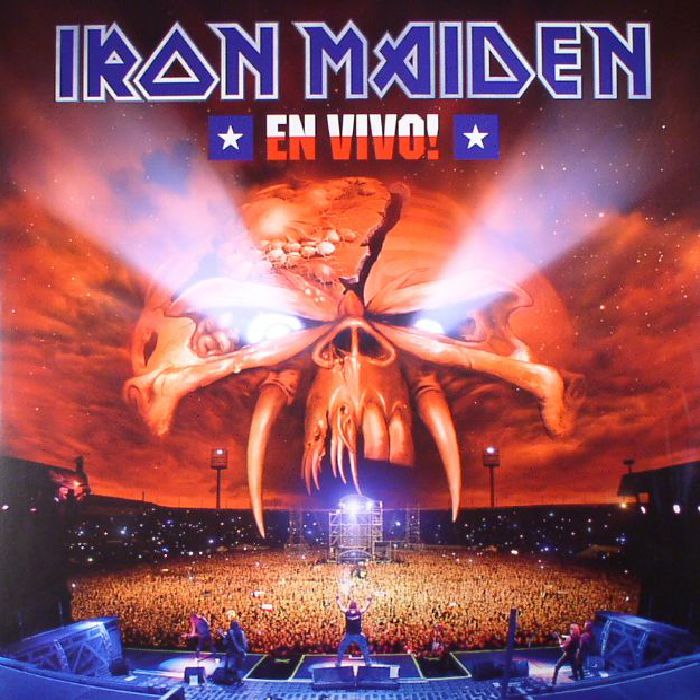 IRON MAIDEN - En Vivo! (reissue) vinyl sleeve