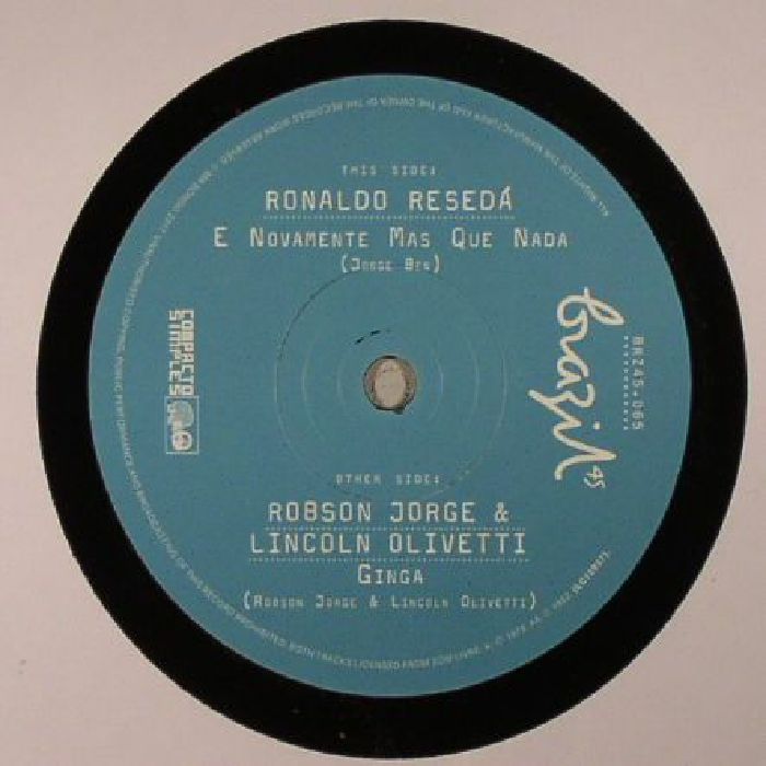 Ronaldo Reseda / Robson Jorge e Lincoln Olivetti - E Novamente Mas Que Nada / Ginga vinyl sleeve