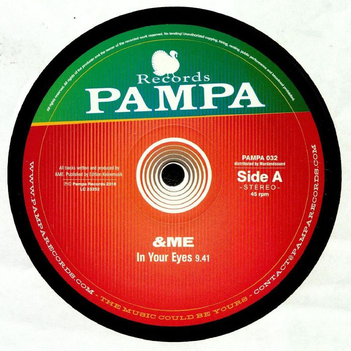 &ME - In Your Eyes vinyl sleeve
