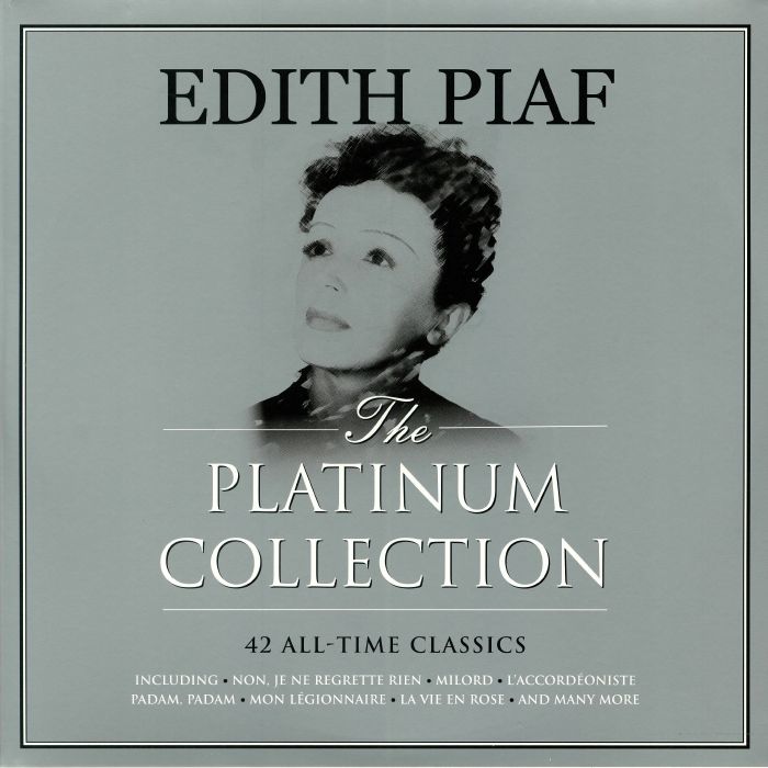 PIAF, Edith - The Platinum Collection vinyl sleeve