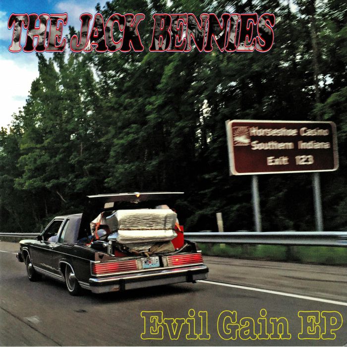 JACK BENNIES, The - Evil Gain EP vinyl sleeve