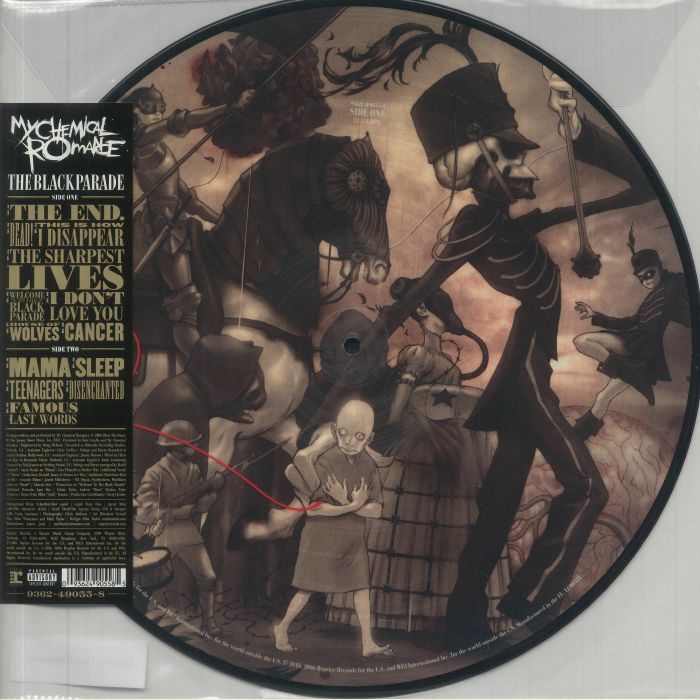 MY CHEMICAL ROMANCE - The Black Parade (reissue) vinyl sleeve