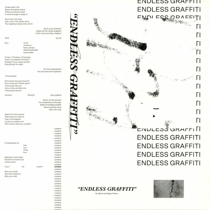 MAGIC POTION - Endless Graffiti vinyl sleeve