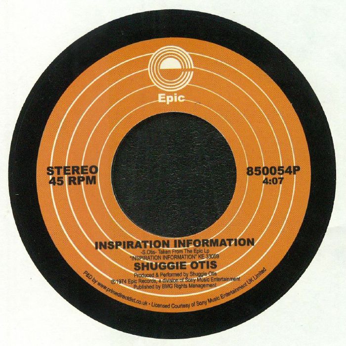 OTIS, Shuggie - Inspiration Information (Record Store Day 2019) vinyl sleeve
