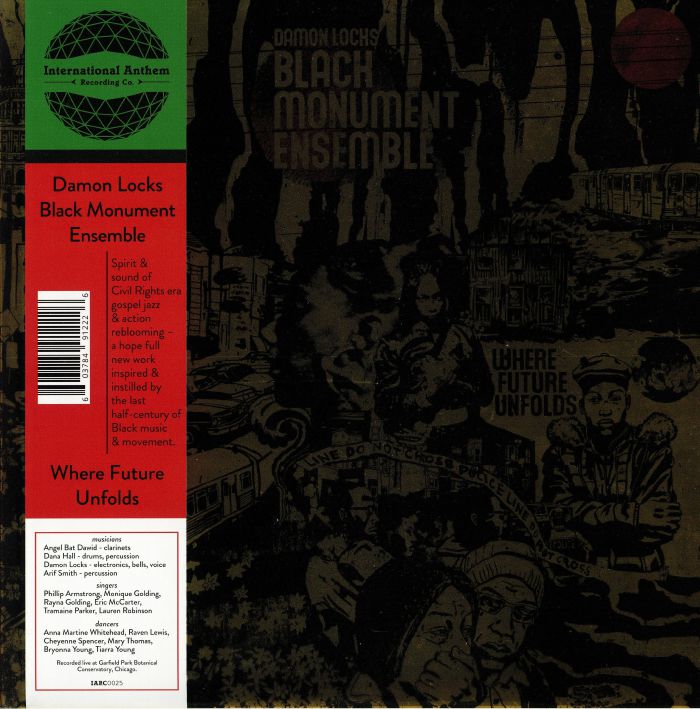 DAMON LOCKS BLACK MONUMENT ENSEMBLE - Where Future Unfolds vinyl sleeve