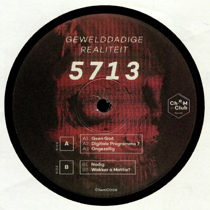 5713 - Gewelddadige Realiteit vinyl sleeve