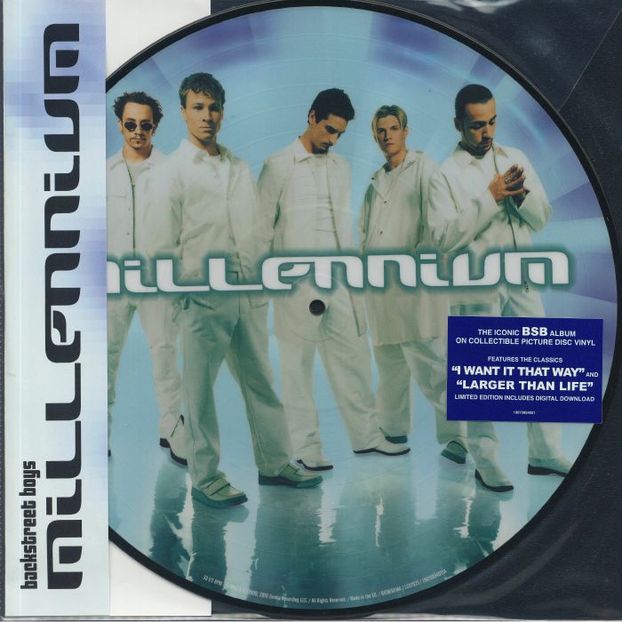 BACKSTREET BOYS, Millennium: 20th Anniversary vinyl sleeve