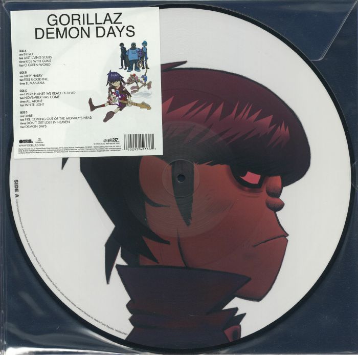 GORILLAZ - Demon Days vinyl sleeve