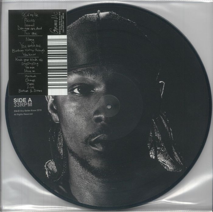 JME - Grime MC vinyl sleeve