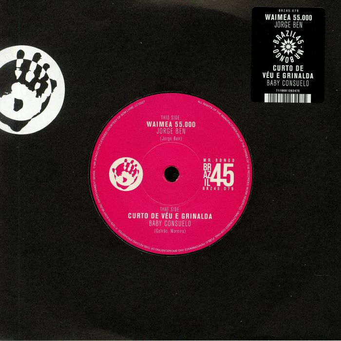 Jorge Ben / Baby Consuelo - Waimea 55.000 / Curto De Véu E Grinalda vinyl sleeve