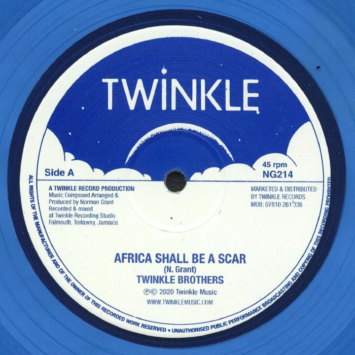 TWINKLE BROTHERS - Africa Shall Be A Scar vinyl sleeve