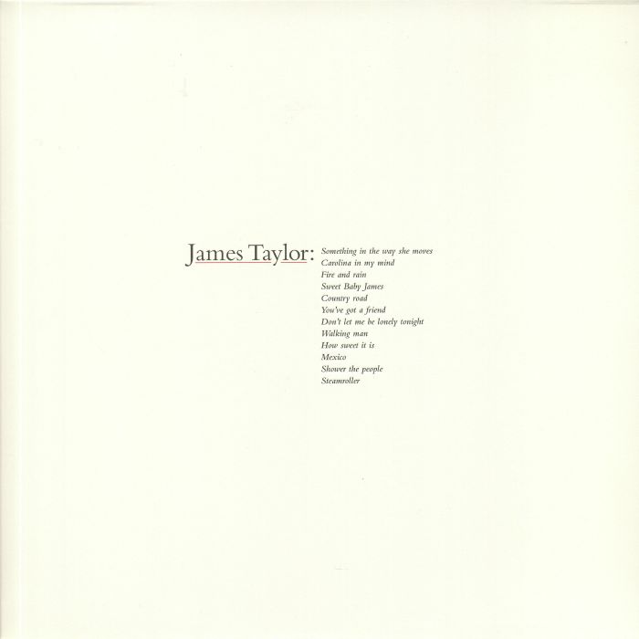TAYLOR, James - Greatest Hits (remastered) vinyl sleeve