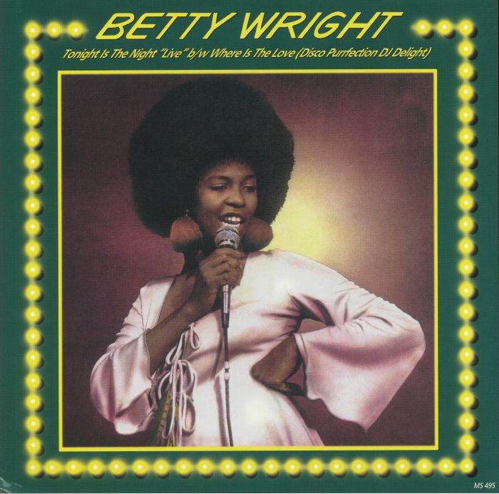 WRIGHT, Betty - Tonight Is The Night vinyl sleeve