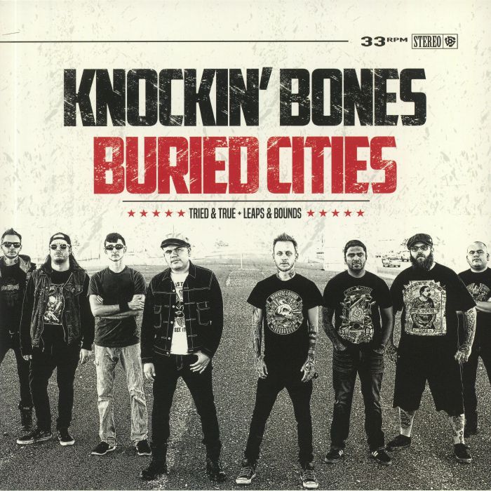 BURIED CITIES/KNOCKIN' BONES - Leaps & Bounds/Tried & True vinyl sleeve