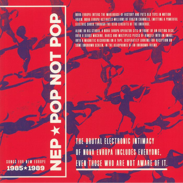 NEP - Pop Not Pop: Songs For New Europe 1985-1989 vinyl sleeve