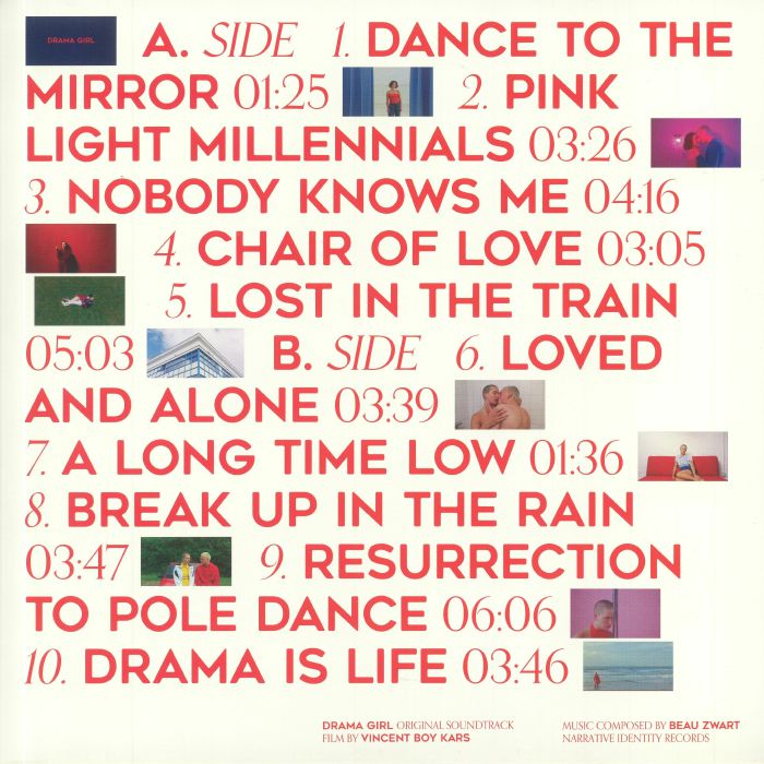 ZWART, Beau - Drama Girl (Soundtrack) vinyl sleeve