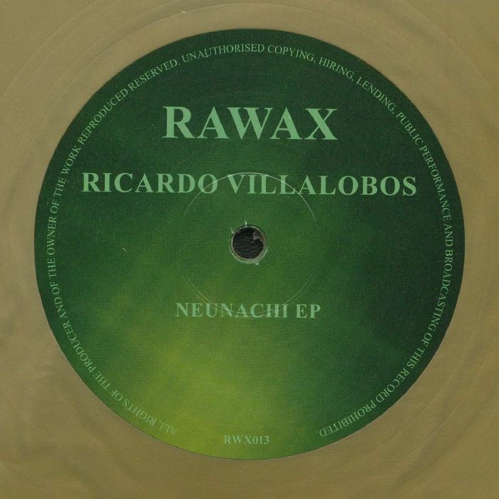 VILLALOBOS, Ricardo - Neunachi EP vinyl sleeve
