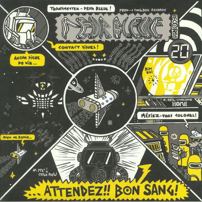 VARIOUS - Peur Bleue 2020 vinyl sleeve