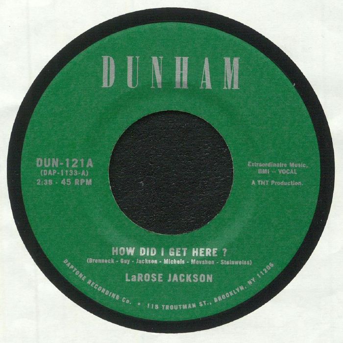 JACKSON, LaRose/MENAHAN STREET BAND - How Did I Get Here vinyl sleeve