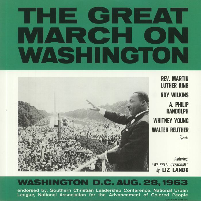 VARIOUS - The Great March On Washington vinyl sleeve