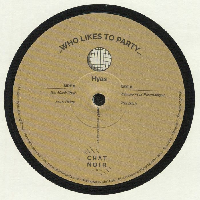 HYAS - Who Likes To Party vinyl sleeve
