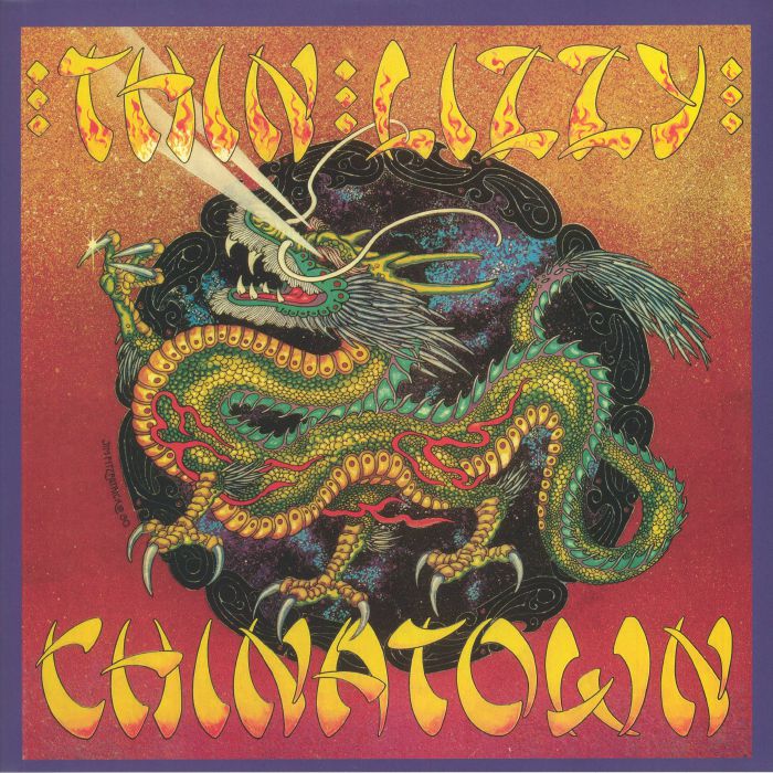 THIN LIZZY - Chinatown (reissue) vinyl sleeve