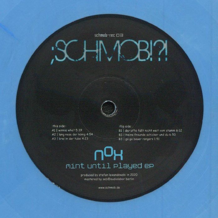 NOX - Mint Until Played EP vinyl sleeve