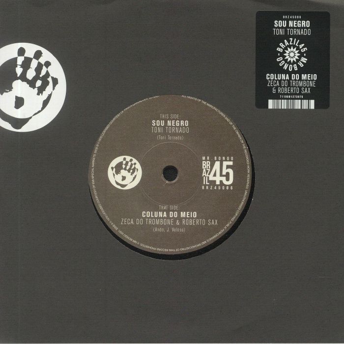Toni Tornado / Zeca Do Trombone - Sou Negro / Coluna Do Meio vinyl sleeve