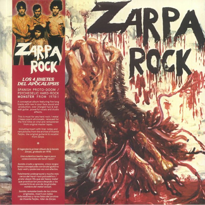 ZARPA ROCK - Los 4 Jinetes Del Apocalipsis vinyl sleeve