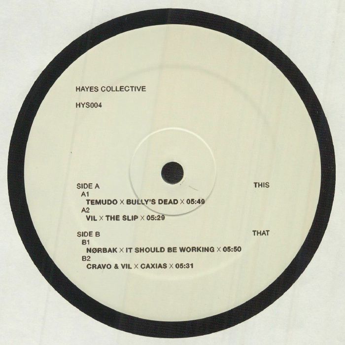 TEMUDO/VIL/NORBAK/CRAVO - HYS 004 vinyl sleeve