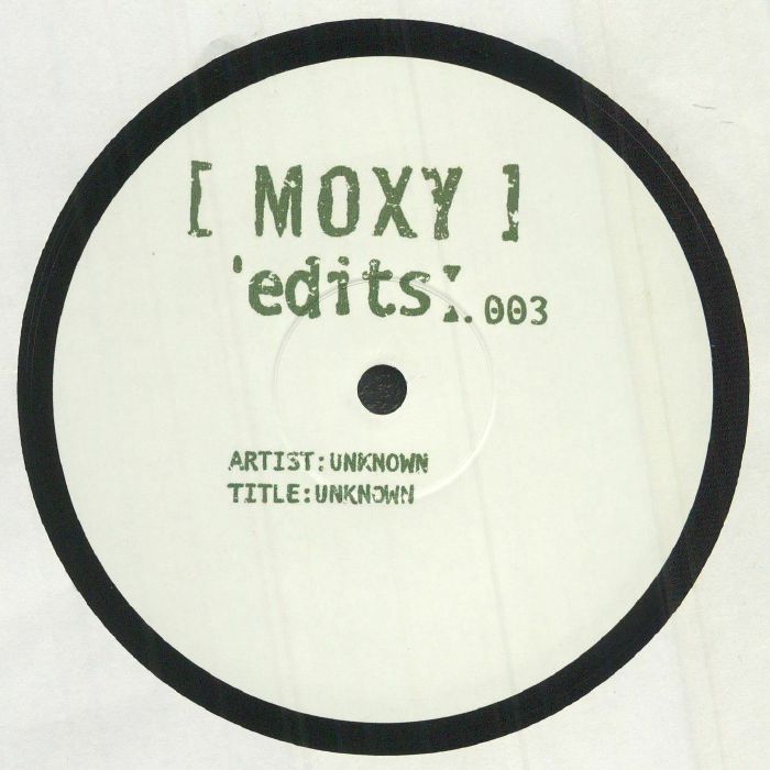 MYEDITS - Moxy Edits 003 vinyl sleeve
