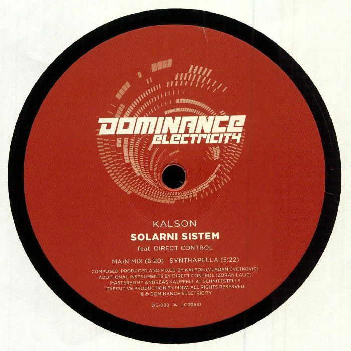 KALSON - Solarni Sistem vinyl sleeve