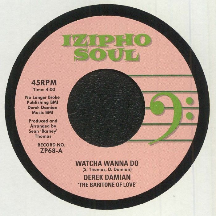 DAMIAN, Derek - Watcha Wanna Do vinyl sleeve