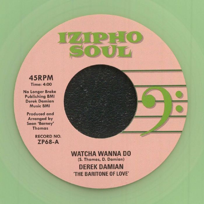 DAMIAN, Derek - Watcha Wanna Do vinyl sleeve