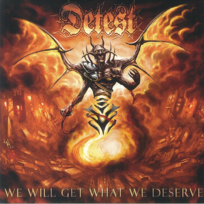 DETEST - We Will Get What We Deserve vinyl sleeve