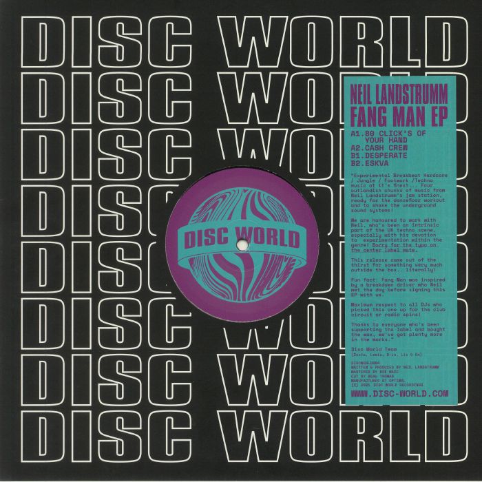 LANDSTRUMM, Neil - Fang Man EP vinyl sleeve