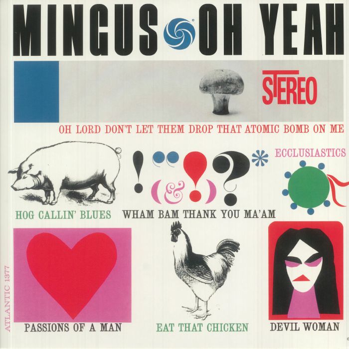 MINGUS, Charles - Oh Yeah (reissue) vinyl sleeve